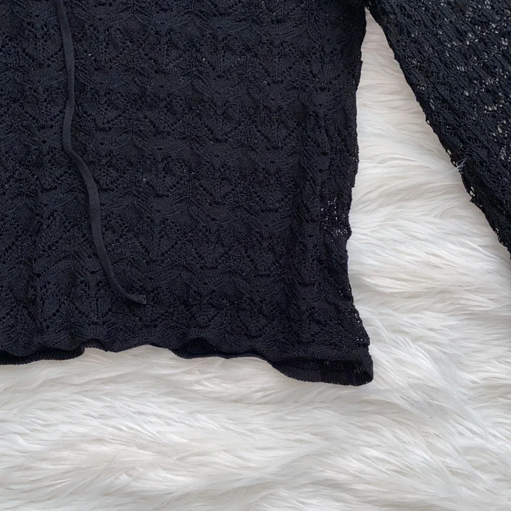 Zara | Sheer Knit Long Sleeve